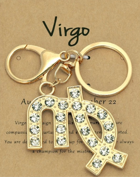 Virgo keychain/bagcharm