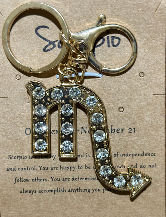 Scorpio keychain/bagcharm